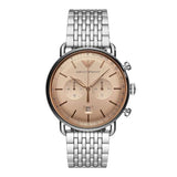 Emporio Armani Chronograph Quartz Beige Dial Men’s Watch AR11239 - Watch