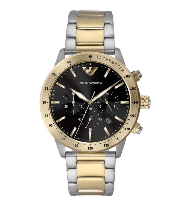 Emporio Armani Chronograph Two-Toned Men's Watch AR11521 - The Watches Men & CO