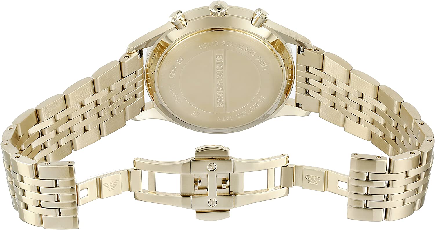 Emporio Armani Classic Chronograph Black Dial Men’s Watch AR1893 - Watch