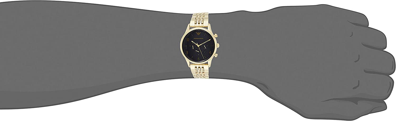 Emporio Armani Classic Chronograph Black Dial Men’s Watch AR1893 - Watch