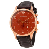 Emporio Armani Classic Chronograph Burgundy Dial Men's Watch AR1890 - The Watches Men & CO