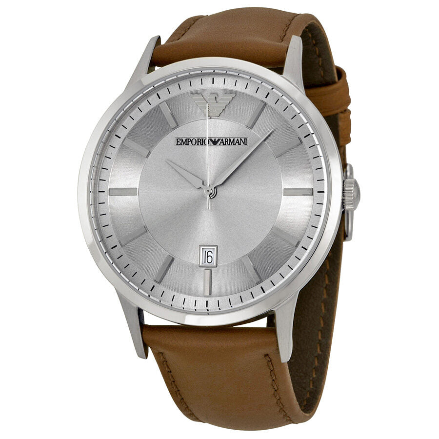 Emporio Armani Classic Silver Dial Men's Watch AR2463 - The Watches Men & CO