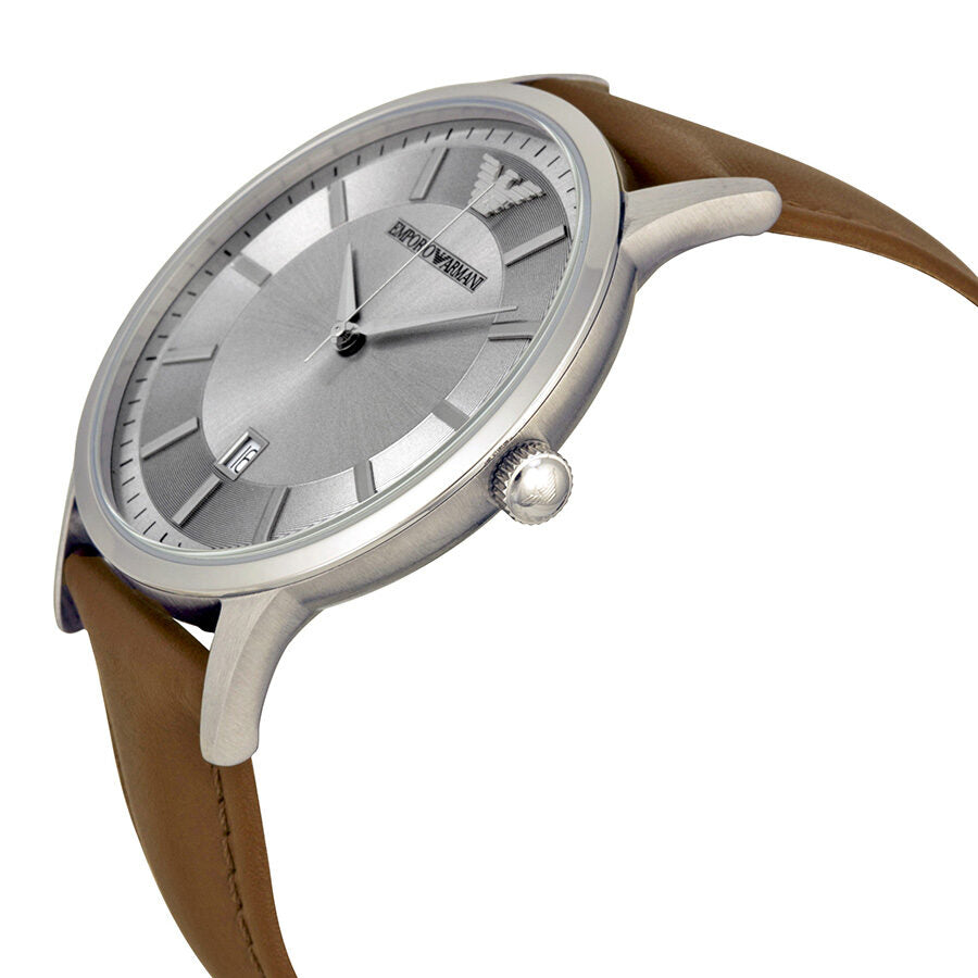 Emporio Armani Classic Silver Dial Men's Watch AR2463 - The Watches Men & CO #2