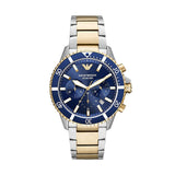 Emporio Armani Diver Chronograph Quartz Blue Dial Men’s Watch AR11362 - Watch