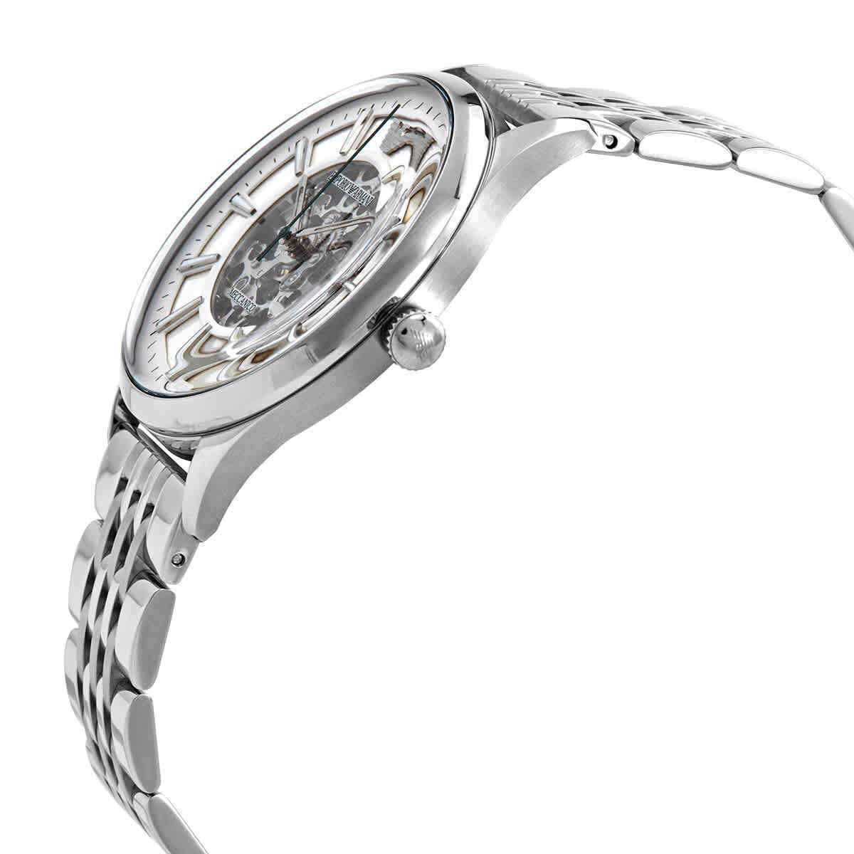 Emporio Armani Dress Automatic Silver Dial Men’s Watch AR1945 - Watch