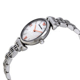 Emporio Armani Gianni T-Bar Quartz Crystal White Mother of Pearl Dial Ladies Watch #AR11204 - The Watches Men & Co #2