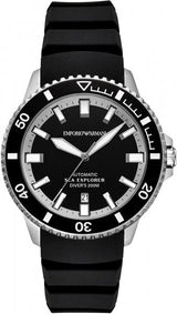 Emporio Armani Men Sea Explorer Textured Straps Analogue Automatic Watch AR60086 ar60086 - Image 1