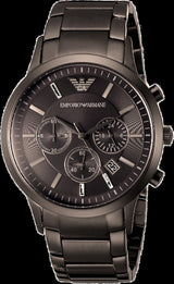 Emporio Armani Men’s Classic Chronograph Stainless Steel Gunmetal Watch AR2454 - Watch