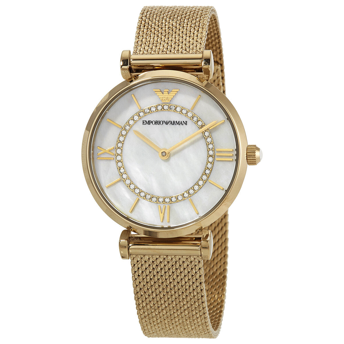 Emporio Armani Quartz Mother of Pearl Dial Ladies Watch #AR11321 - The Watches Men & CO