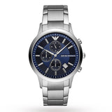 Emporio Armani Renato Chronograph Quartz Blue Dial Men’s Watch AR11164 - Watch