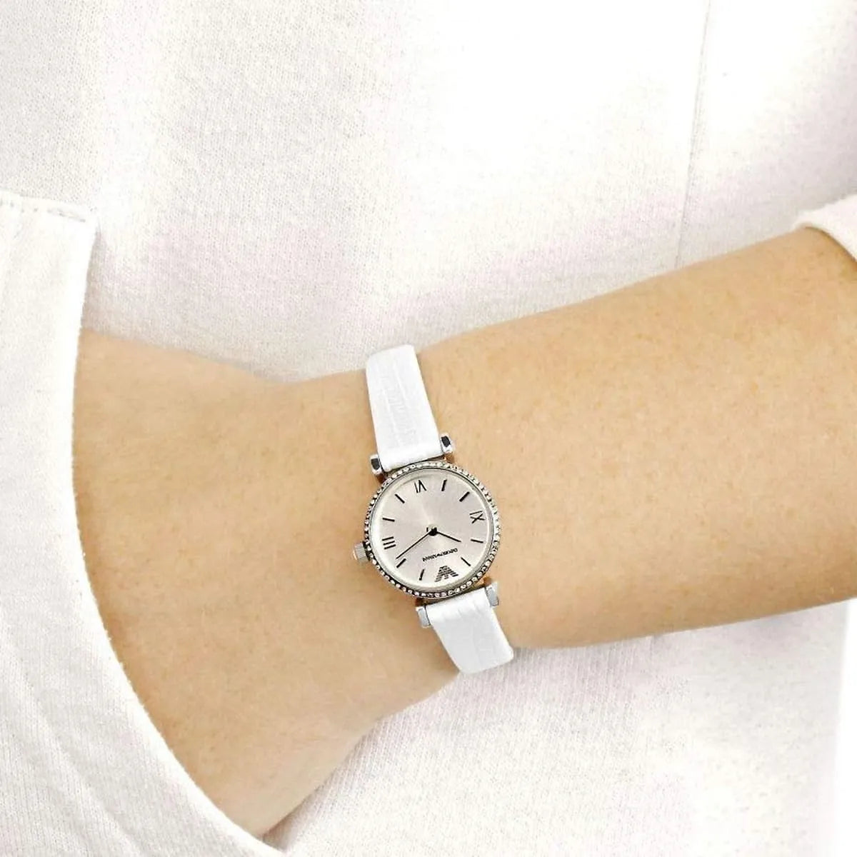 Emporio Armani Silver Ladies Watch - AR1686 AR1686 - Image 7