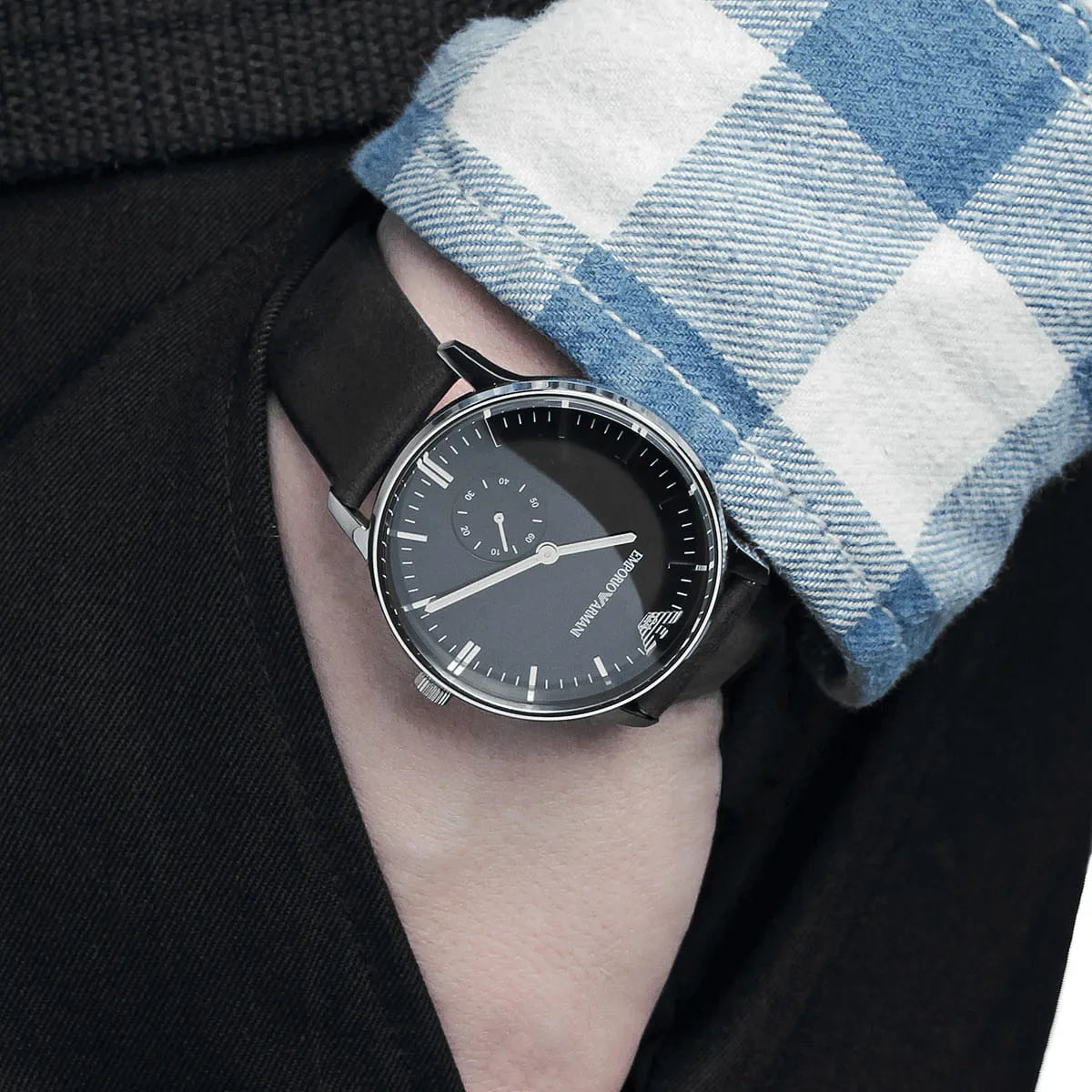 Emporio Armani Silver Men's Watch - AR0382 AR0382 - Image 7