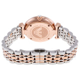 Armani White Crystal Pave Dial Two-tone Ladies Watch #AR1926 - The Watches Men & CO #3