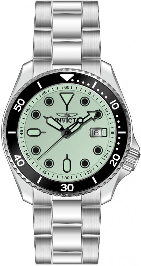 Invicta Pro Diver Date Luminous Green Dial 46mm Men's Watch 47305