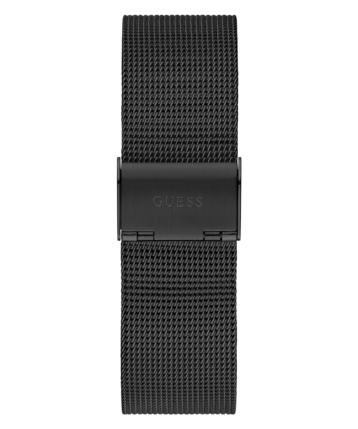 Guess W0298G1 black mesh strap with logo closure detail