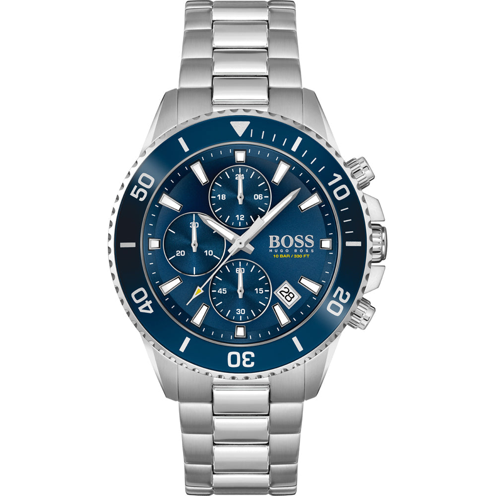 Hugo Boss Admiral Chronograph Blue Dial Men's Watch 1513907 - The Watches Men & CO