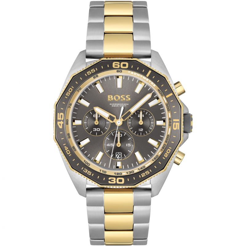 Hugo Boss Chronograph Energy Two-Tone Men's Watch 1513974 - The Watches Men & CO