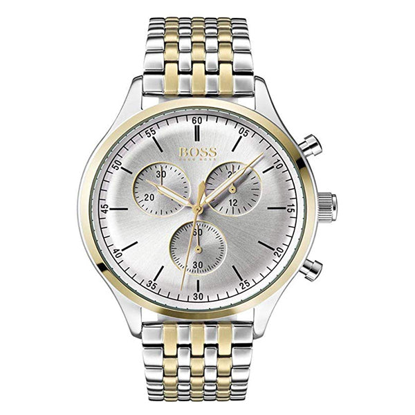 Hugo Boss Classic Companion Silver Dial Men's Watch 1513654 - The Watches Men & CO
