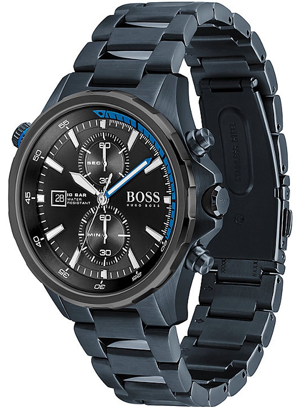 Hugo Boss Globetrotter Black Dial Men's Watch 1513824 - The Watches Men & CO #2