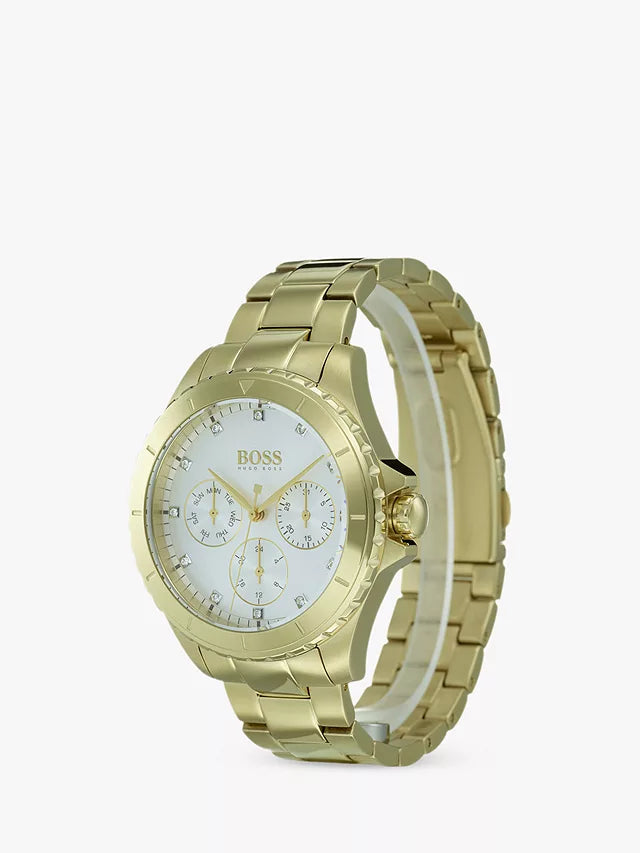 Hugo Boss Gold Chronograph Women’s Watch 1502445 - Watch