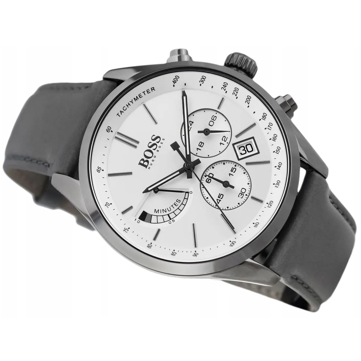 Hugo Boss Grand Prix Grey Dial Men’s Watch 1513633 - Watch