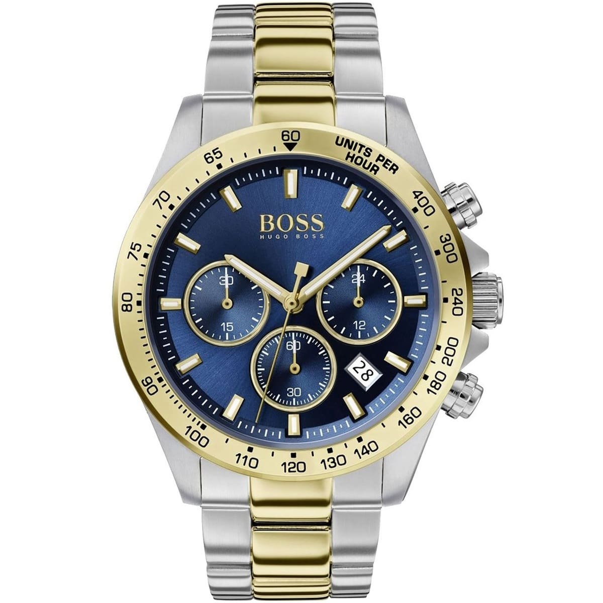 Hugo Boss Hero Two Tone Chronograph Men's Watch 1513767 - The Watches Men & CO