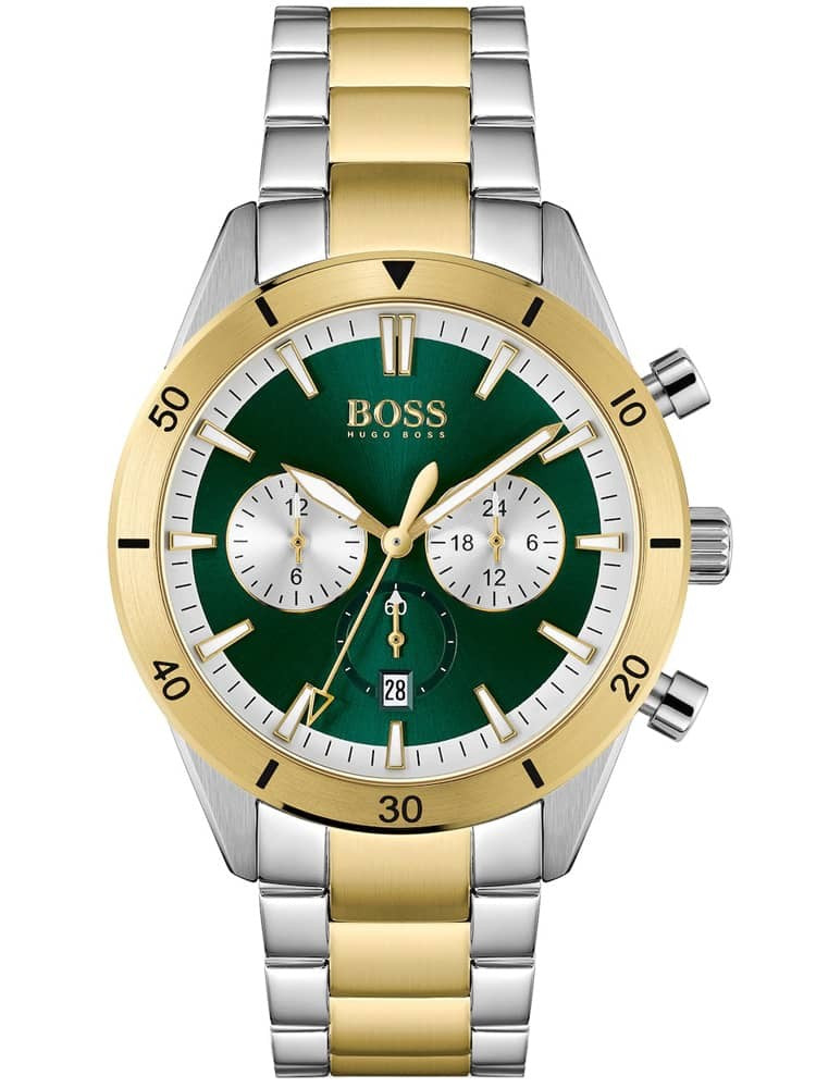 Hugo Boss Santiago Two Tone Chronograph Men's Watch 1513872 - The Watches Men & CO