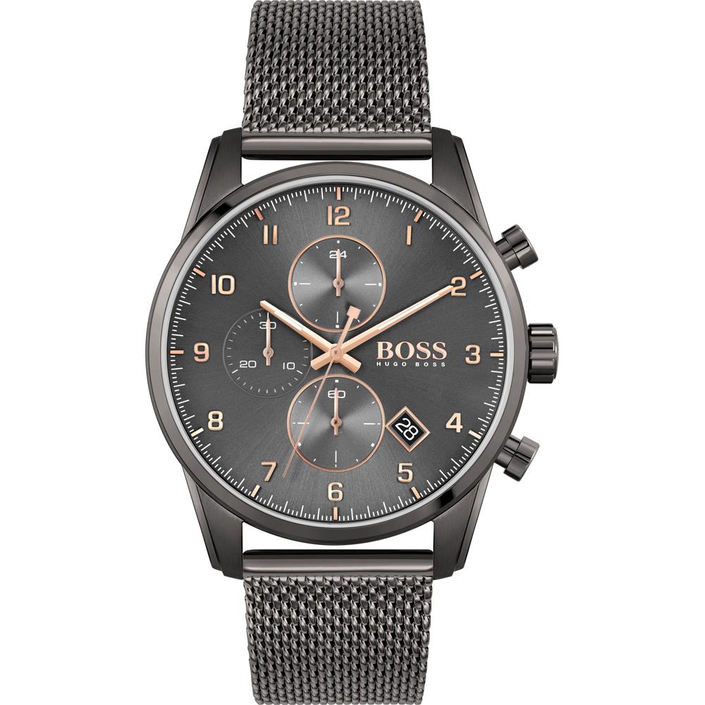 Hugo Boss Skymaster Grey Mesh Men's Watch 1513837 - The Watches Men & CO