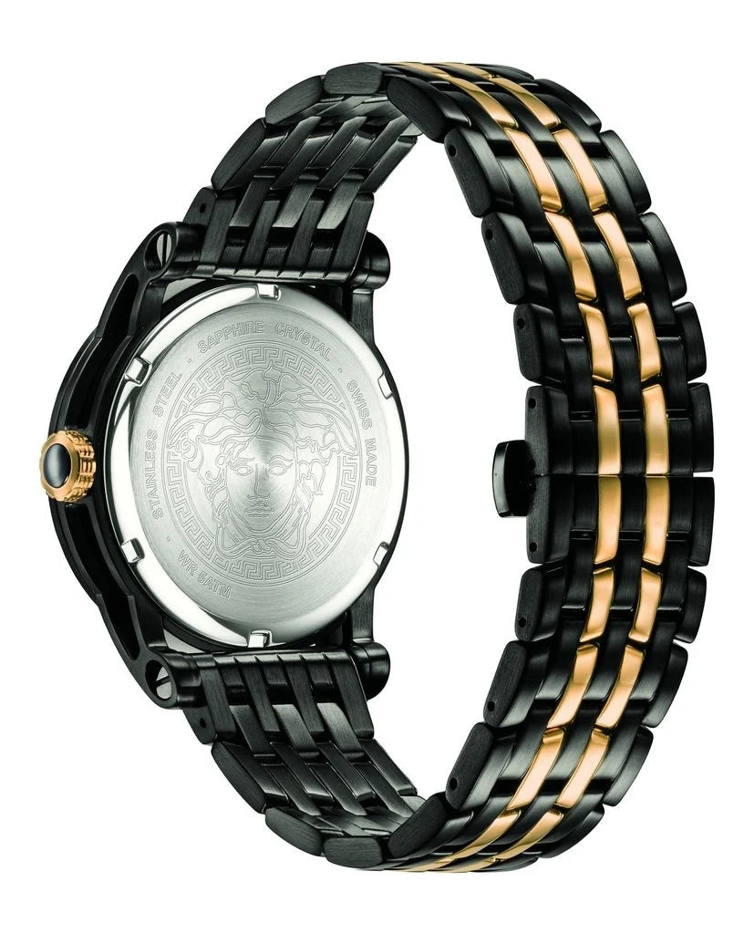 Versace Ion Plated Black Men's Watch VERD01119