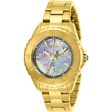 Invicta Angel Quartz Gunmetal Dial Yellow Gold-tone Ladies Watch 29109 - The Watches Men & Co