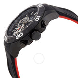 Invicta Aviator Multi-Function Black Carbon Fiber Dial Black Polyurethane Men's Watch 21741 - The Watches Men & Co #2