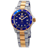 Invicta Pro Diver Blue Dial 40 mm Two-tone Men's Watch 26972 - The Watches Men & Co