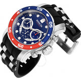 Invicta Pro Diver Chronograph GMT Quartz Black Dial Pepsi Bezel Men's Watch 44521 - The Watches Men & Co #2