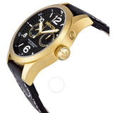 Invicta Specialty Military Black Dial Black Leather Men's Watch 10491 - The Watches Men & Co #2