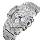 JBW Phantom Chronograph Quartz Diamond Silver Dial Men's Watch JB-6215-200-B - The Watches Men & Co #2