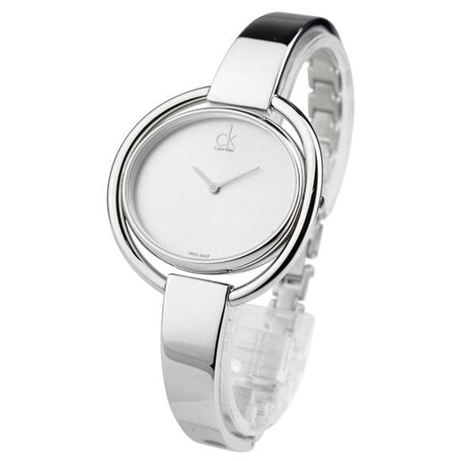 Calvin Klein Impetuous K4F2N116 women's watch worn on wrist