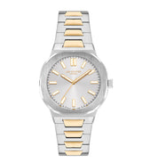 Lee Cooper Men’s 43 MM Silver & Gold Analog Stainless Steel Watch – LC07952.230 - Watch