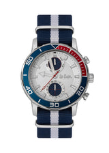 Lee Cooper Men’s Multi-Function White Dial Two Tone Nylon Watch – LC06926.339 - Watch