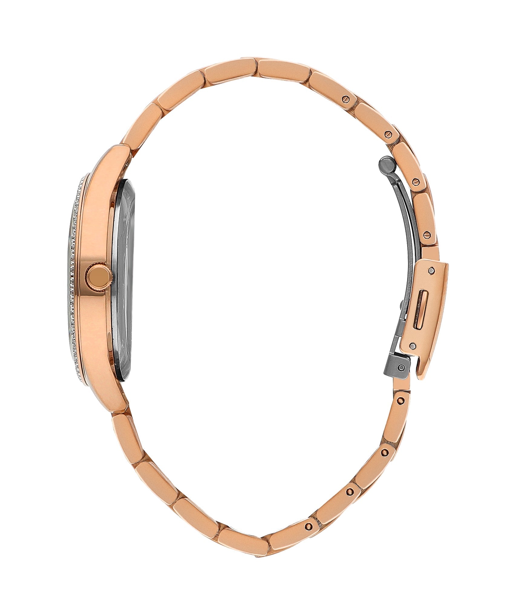 Lee Cooper Women’s 34 MM Rose Gold Analog Metal Strap Watch – LC07928.430 - Watch