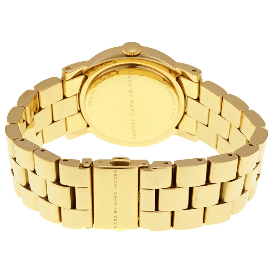 Marc by Marc Jacobs Amy Blue Dial Gold-tone Ladies Watch MBM3303 - The Watches Men & CO #3