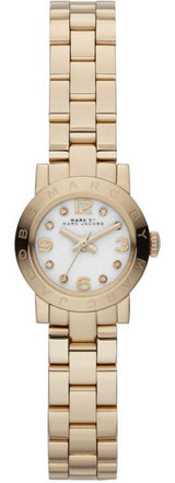 Marc By Marc Jacobs Amy Dinky White Dial Gold-tone Stainless Steel Ladies Watch MBM3226 - The Watches Men & CO