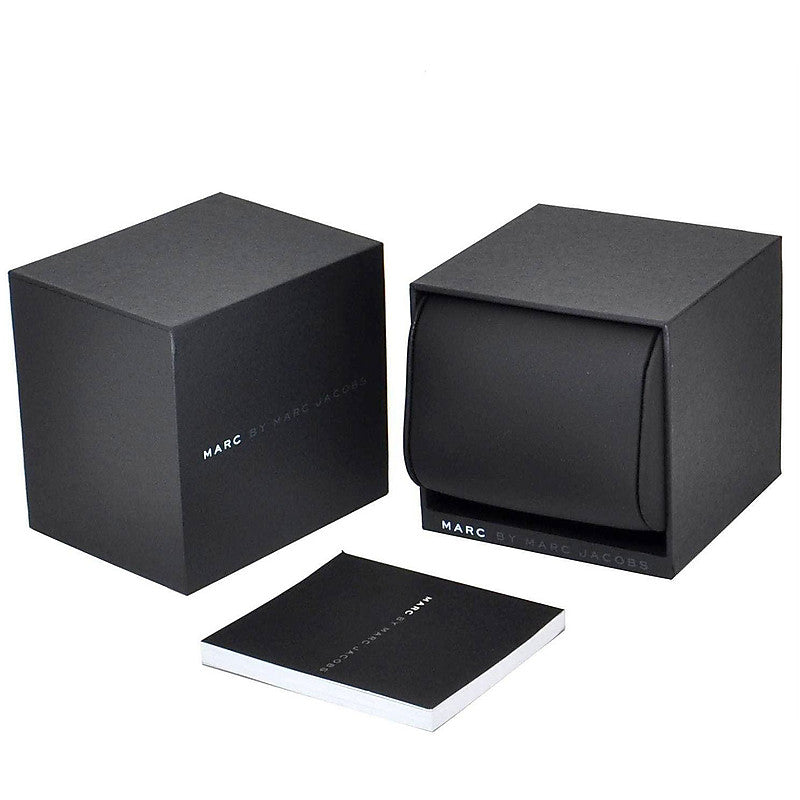 Marc by Marc Jacobs Amy rose gold watch original packaging boxes and storage pouch