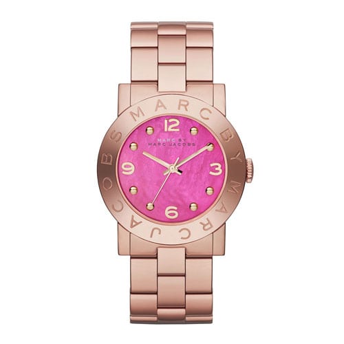 Marc by Marc Jacobs Amy MBM8625 rose gold women's watch with fuchsia dial