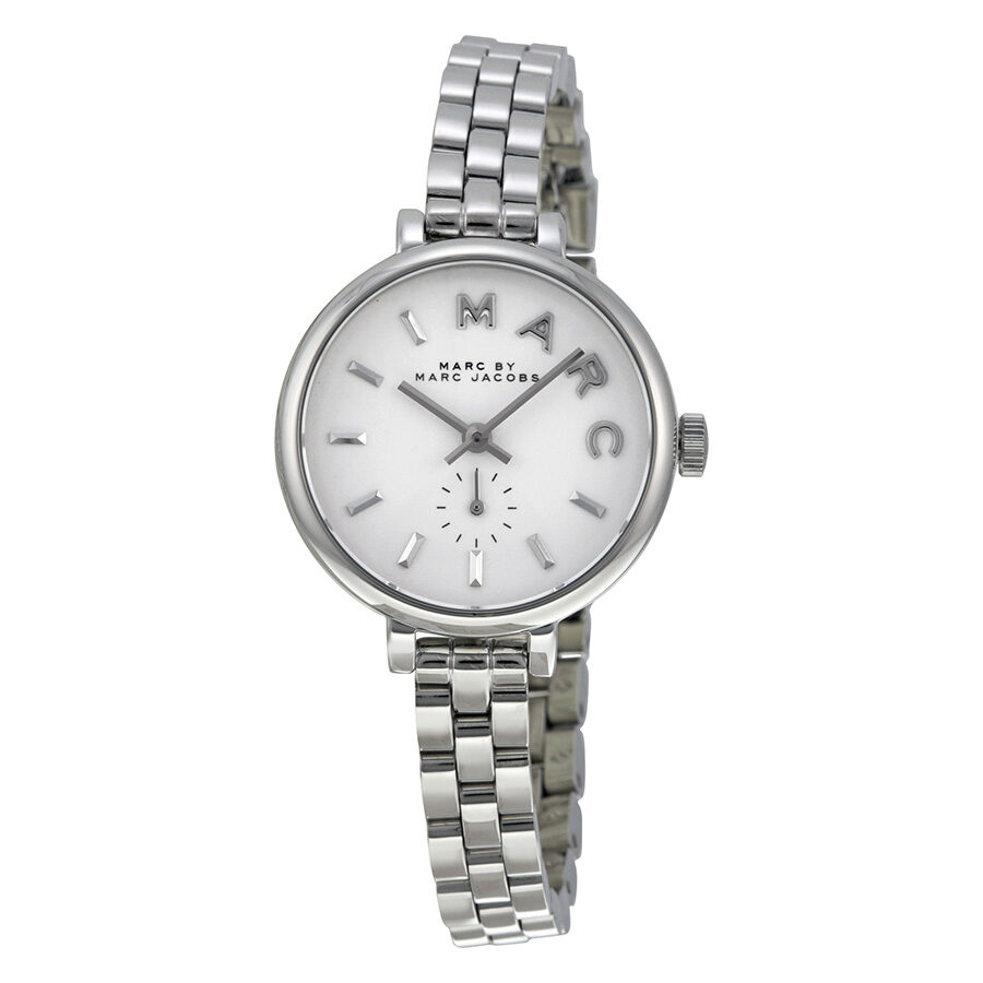 Marc by Marc Jacobs white dial stainless steel ladies watch MBM8642 front view