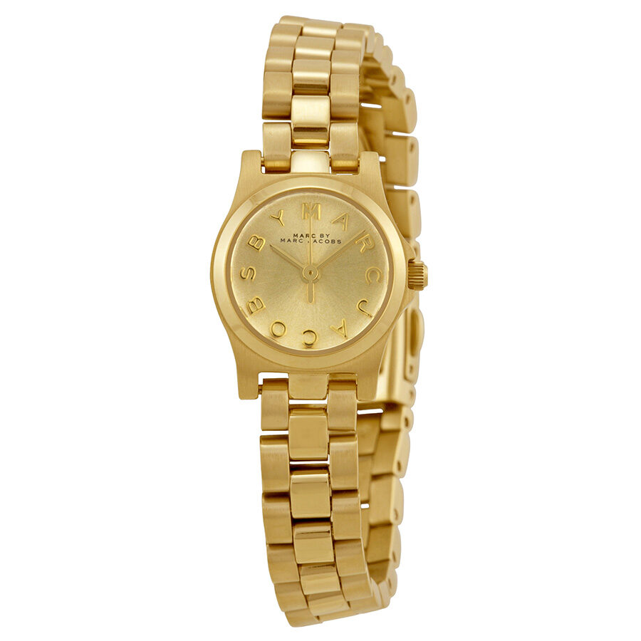 Marc by Marc Jacobs Henry Dinky champagne dial gold-tone ladies watch side view