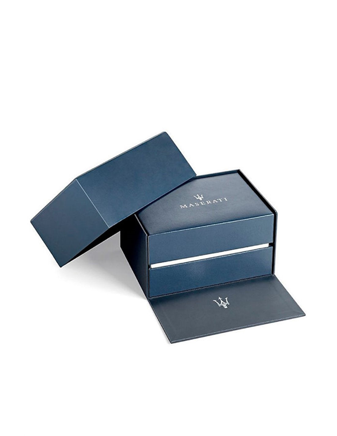 Maserati Circuito watch box and packaging with Maserati branding