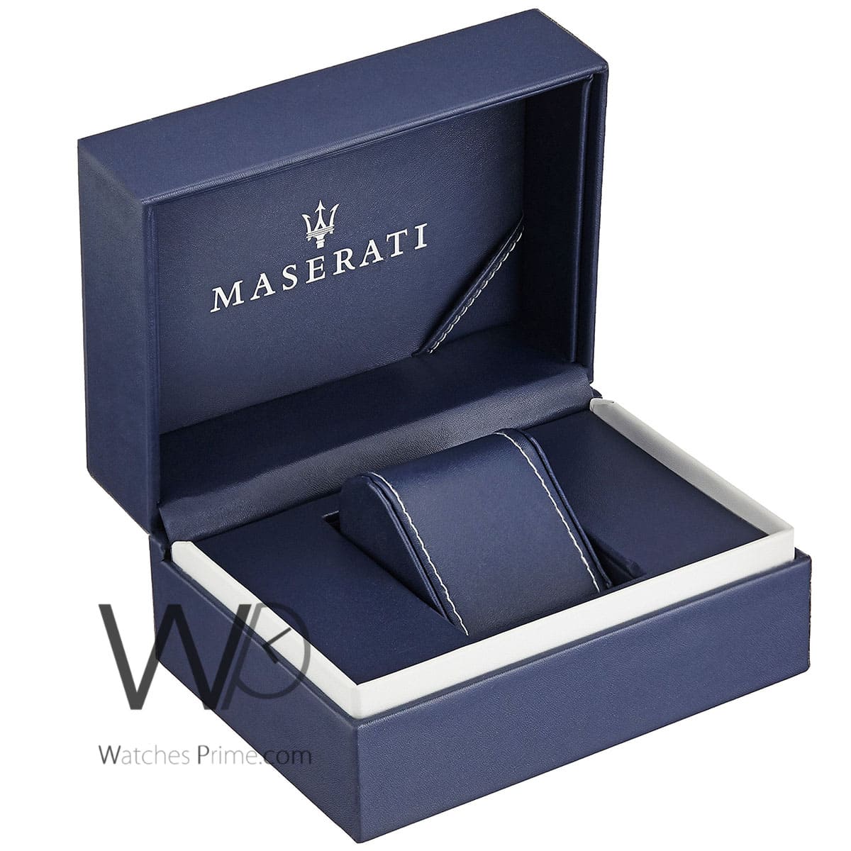 Maserati original watch box navy blue with Maserati logo and cushions