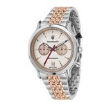 Maserati Legend 42 mm Chronograph Ivory Dial Men's Watch R8873638002 - The Watches Men & CO