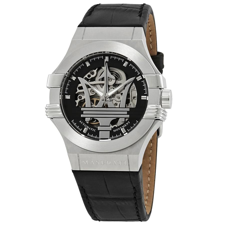 Maserati Potenza Automatic Black Dial Men’s Watch R8821108001 - Watch