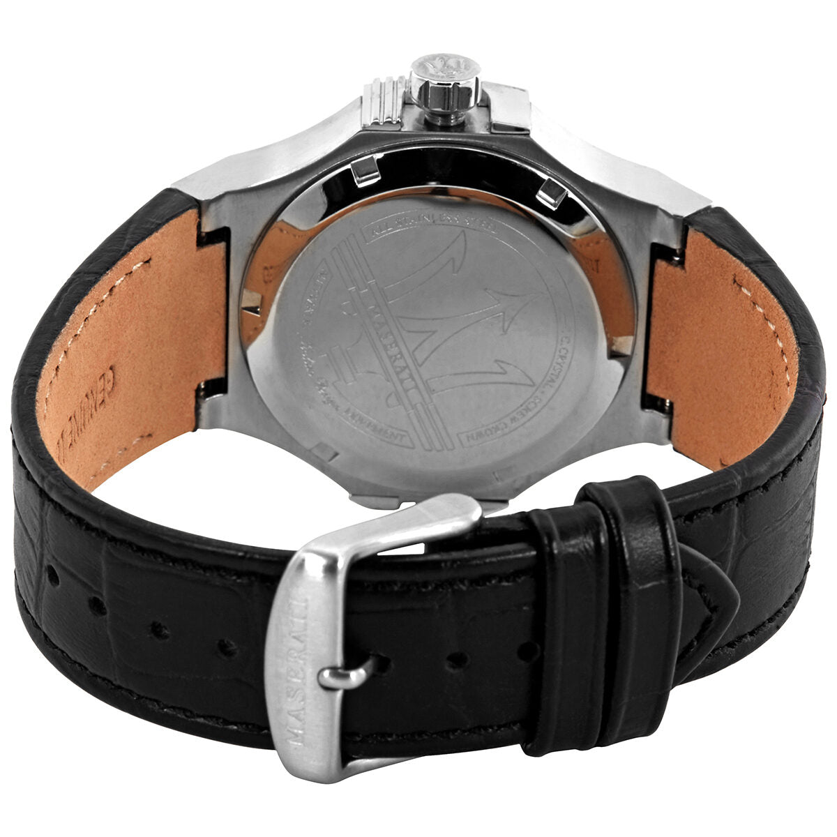 Maserati Potenza Automatic Black Skeleton Dial Men's Watch #R8821108038 - The Watches Men & CO #3
